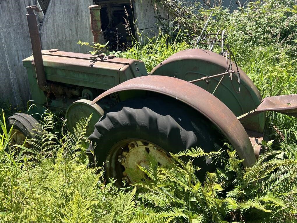 Vintage John Deere Model "D", Been Sitting,