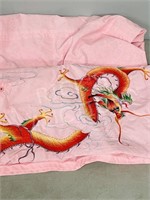 Asian Dragon theme duvet cover - 88 x 90" - clean
