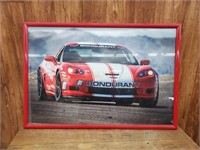 Framed 01 Bondurant Corvette Racing Print