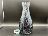 Nice Cased Glass Art Vase 11.5" tall