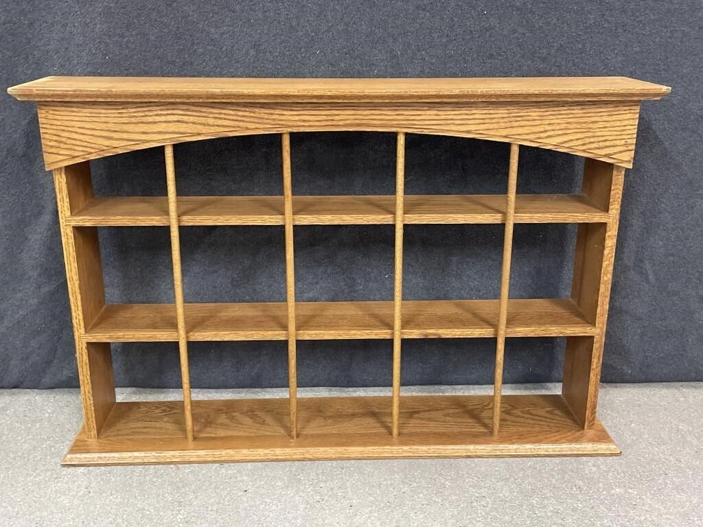 Oak Display Shelf