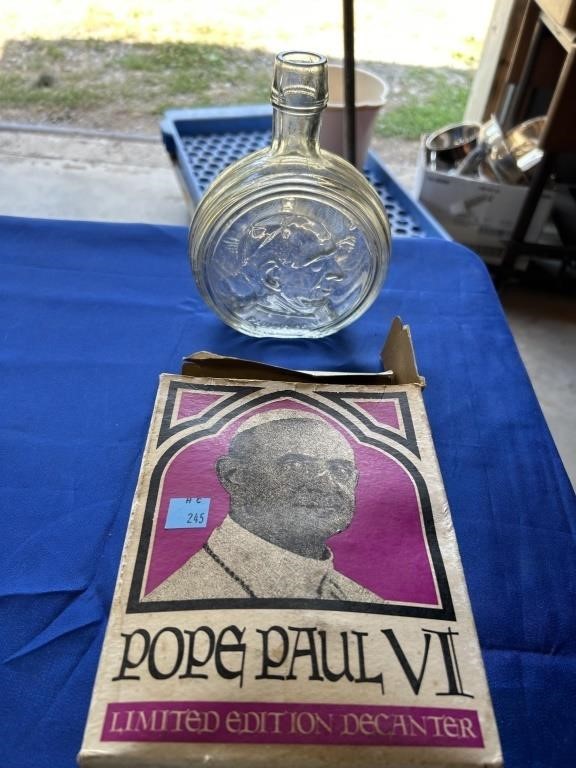 Pope Paul vl bottle