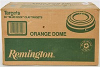 90 Remington Blue Rock Orange Dome Clay Targets