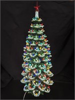32" Tall Ceramic Christmas Tree Excellent