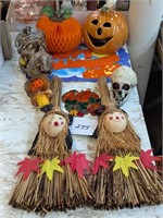 Lot of Thanksgiving & Halloween Decorations