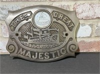 CAST IRON THERMOMETER PLATE FROM