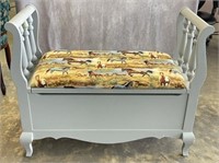Storage Bench with Removable Cushioned Top