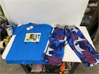 Size 9-10Y kids mini boden shirt and pants
