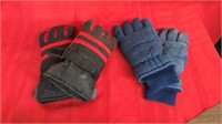 2 PAIR WINTER GLOVES