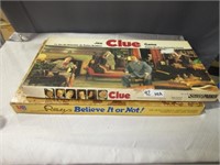 clue and believe it or not games .