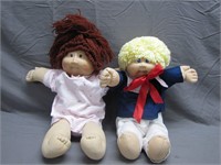 Pair Of Unboxed Vintage Cabbage Patch Dolls