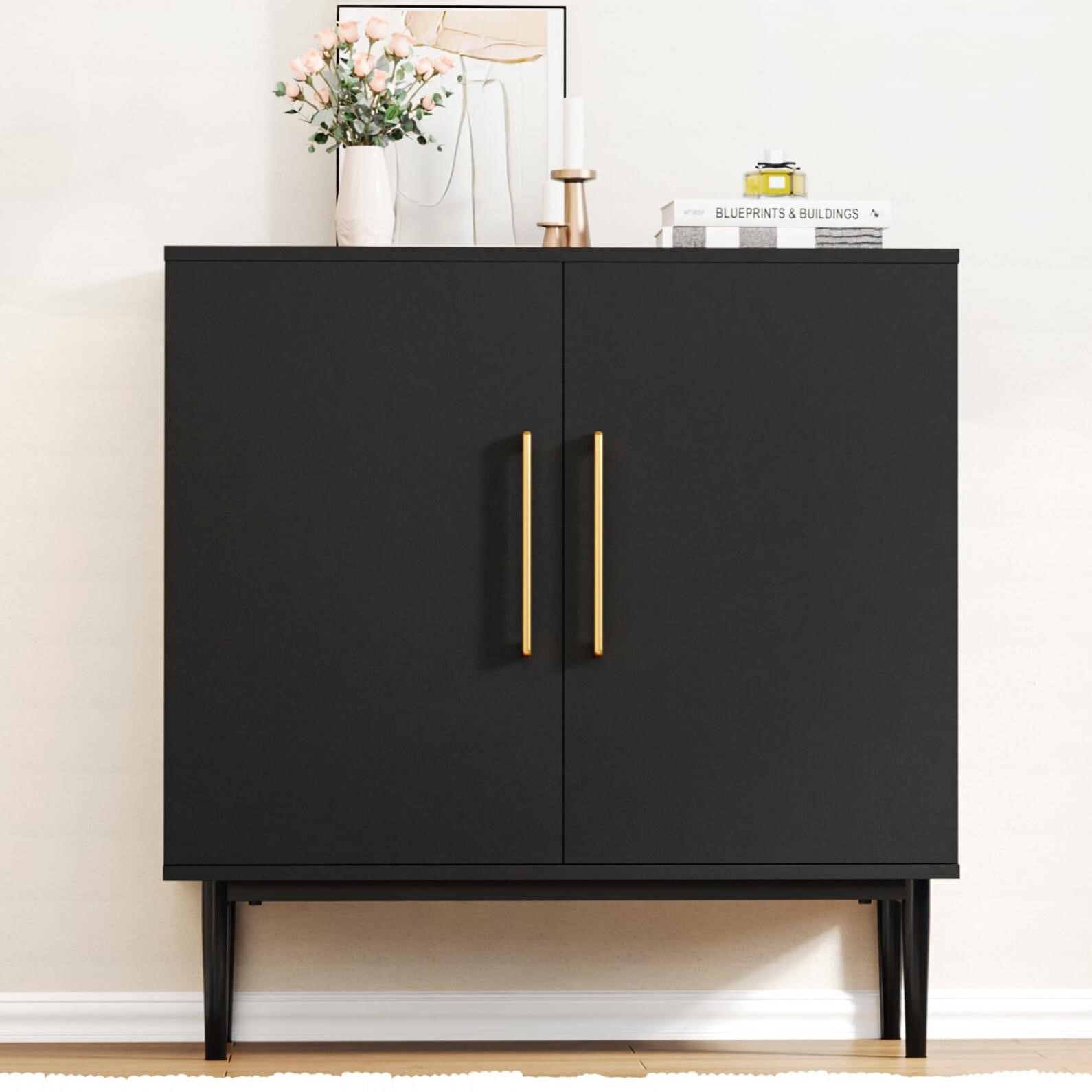 Vrullu Modern Storage Cabinet, Free Standing Buffe