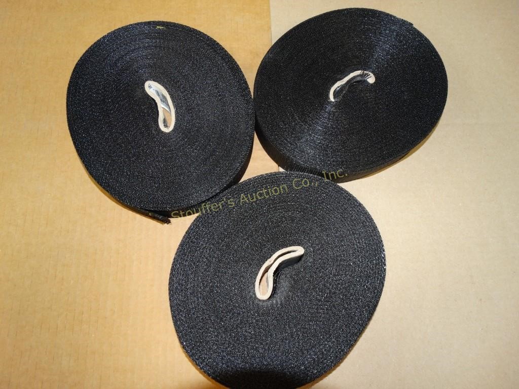 3 Rolls Woven duct strip, black 1 3/4 x100 PSDSB