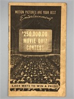 250,000.00 Movie Quiz Contest book