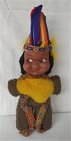 Vintage Regal Native American Doll Toy