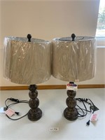 2 matching lamps by Ashley