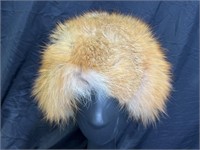 Adolfo II Paris Red Fox Fur Hat