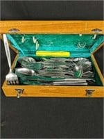 70 Pieces Of Coventry Flatware In Box