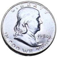 1954-D Franklin Half Dollar UNCIRCULATED