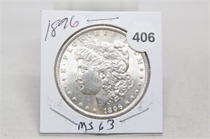 1896 MS63 Morgan Dollar