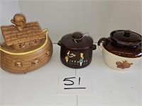 3 Cookie Jars