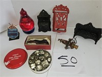 Table Lot- Fire Extinguisher/ Match Holder etc.