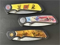 3 Pocket Knives