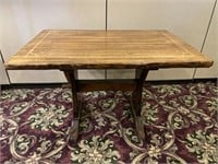 French Oak Inlay Refractory Table