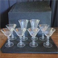 Crystal Barware Glasses Matching