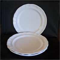 Pfaltzgraff Ironstone White Dinner Plates