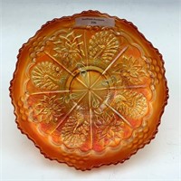 Fenton Marigold Peacock & Lotus ICS Bowl