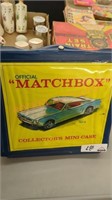 Vintage official matchbox collectors mini case