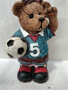 Soccer bank bear