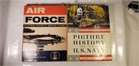 2 Pc. Picture History US Navy, Air Force Pictorial