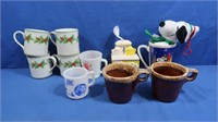 Snoopy Cup w/Plush, Ceramic Stove Coffee