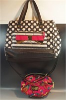 BETSEY JOHNSON PURSE BAG AND WALLET 2 PIECES