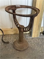 Vintage Cast Iron Water  Heater Stand