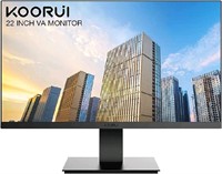 KOORUI 22 Inch Computer Monitor, FHD 1080P VA Desk