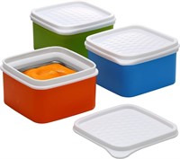 New Stainless Steel Food Containers - 2pk. 8 oz