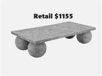 Dani Rectangle Coffee Table Large In Light Grey