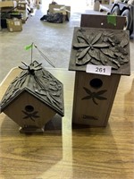 (2) National Geographic Bird Houses