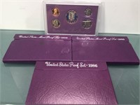 1986 and 1993 Proof Sets