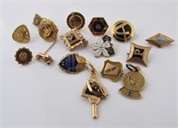 Group of Insignia Pins and Pendant