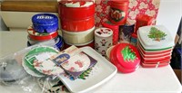 Vintage Christmas Tins and more