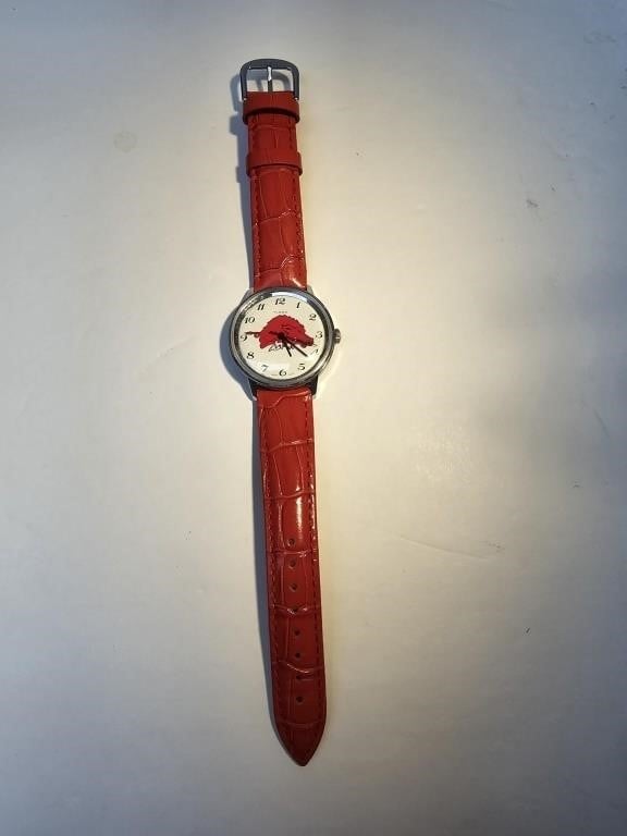 Vintage Arkansas Razorback Watch - Automatic