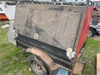 Tradie / Camping Trailer 6x4 Enclosed toolbox with