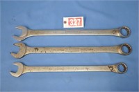 Williams 1 5/16", 1 7/16", 1 1/2" comb wrenches