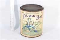 Antique Plow Boy Chewing / Smoking Tin