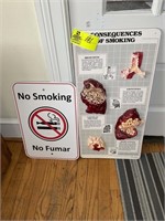 NO SMOKING SIGNS