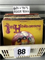Tote of 1960's & 1970's Rock & Roll Albums (U232)